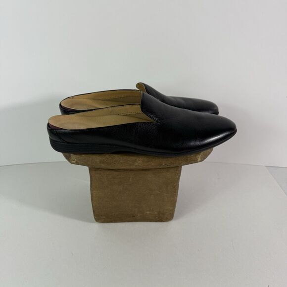 Dansko Lexie Women’s Casual Shoes Black Leather Slip-On Mules Size 39 US 8.5-9! - Picture 2 of 15